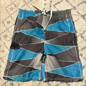 Kanu Surf Hybrid Blue and Gray Shorts Boys L(14/16)